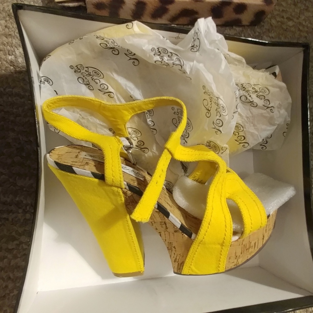 Marionette high heels shoes.